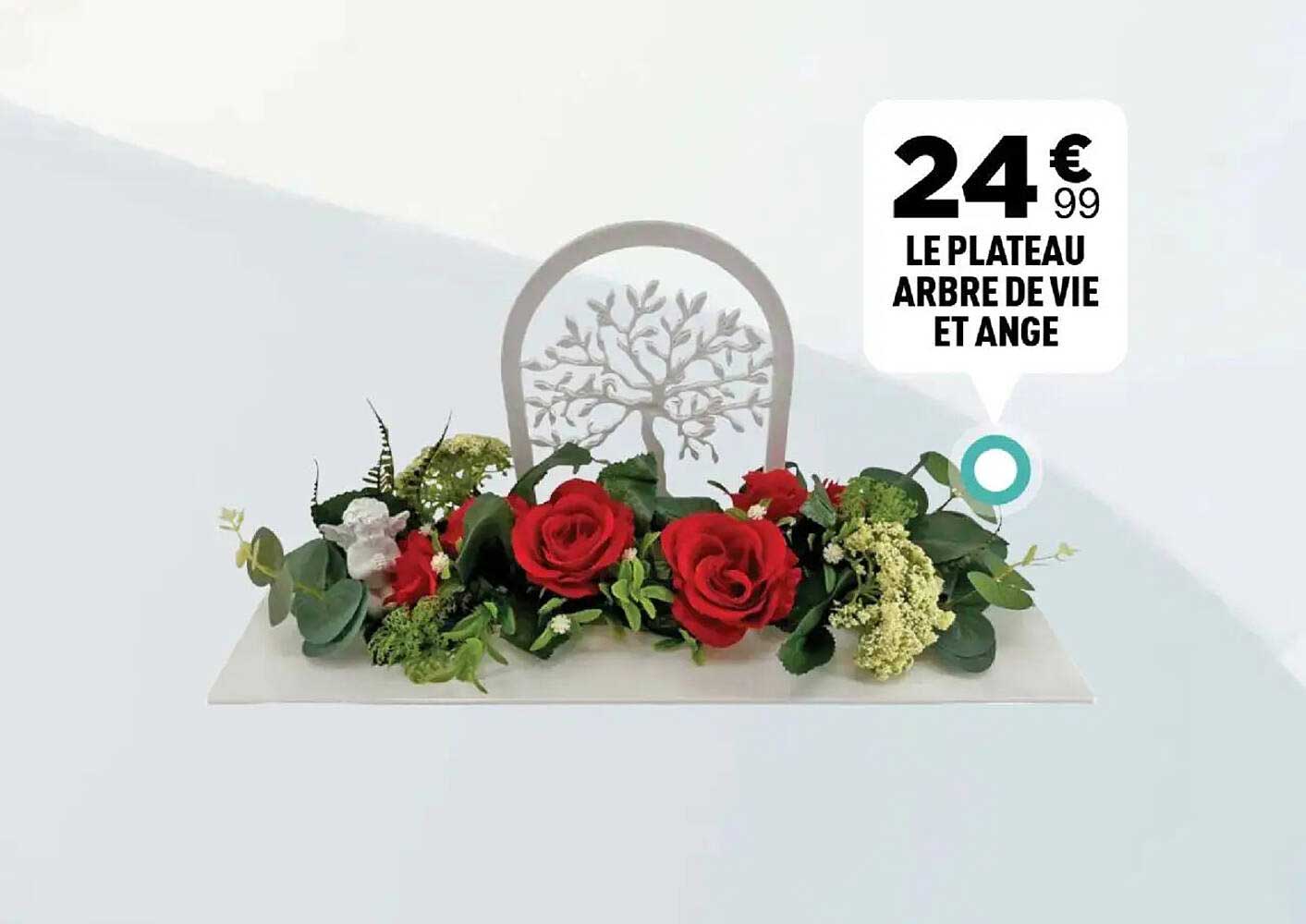 LE PLATEAU ARBRE DE VIE ET ANGE