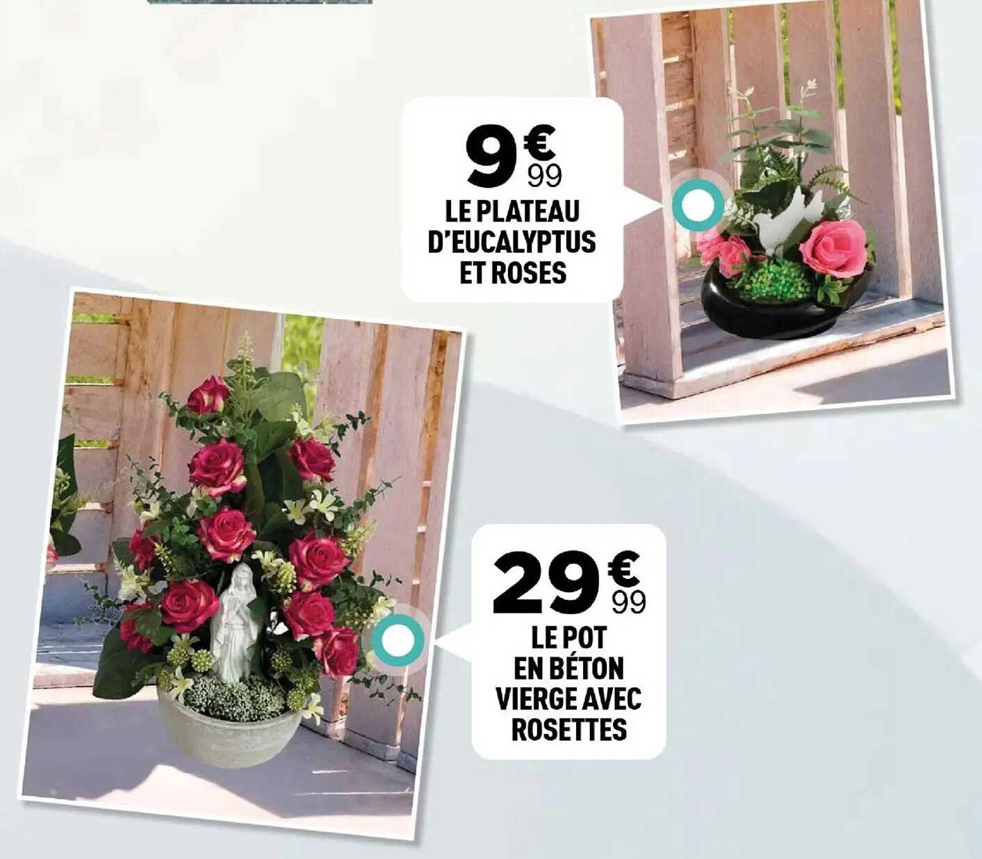 LE PLATEAU D'EUCALYPTUS ET ROSES