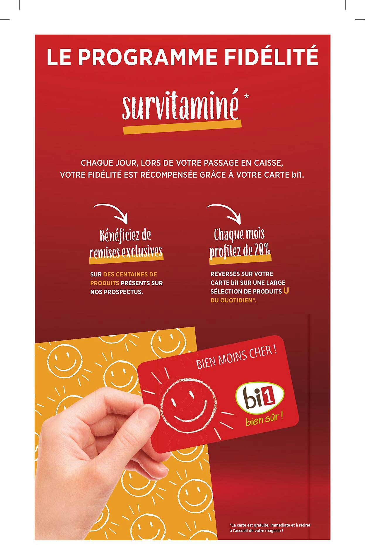 LE PROGRAMME FIDÉLITÉ SURVITAMINÉ
