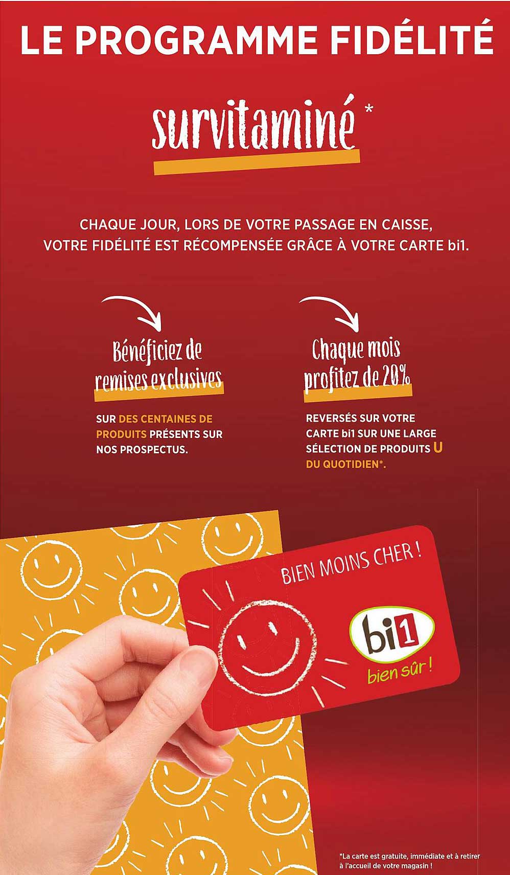 LE PROGRAMME FIDÉLITÉ SURVITAMINÉ