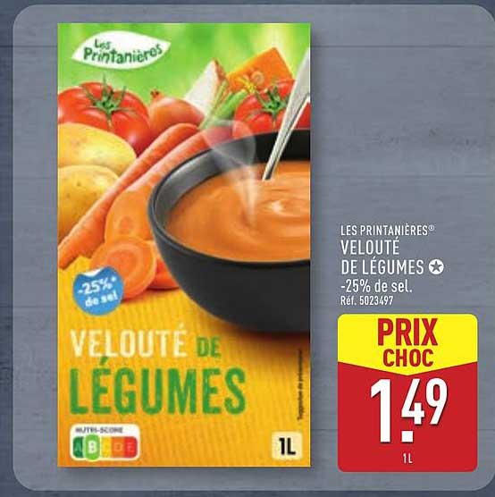 LES PRINTANIÈRES® VELOUTÉ DE LÉGUMES