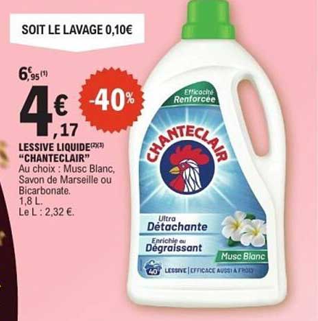 LESSIVE LIQUIDE "CHANTECLAIR"