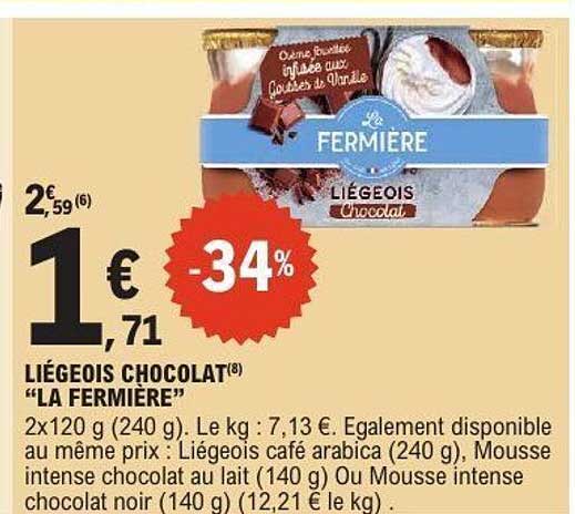 LIÉGOIS CHOCOLAT® "LA FERMIÈRE"