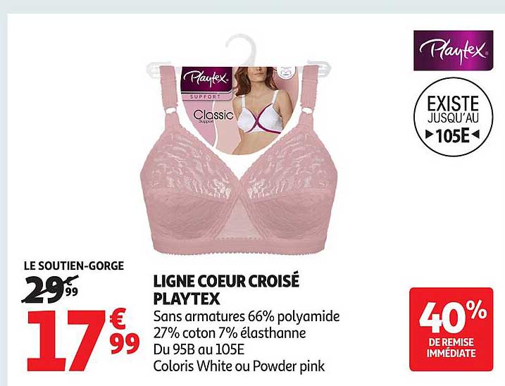 LIGNE COEUR CROISÉ PLAYTEX