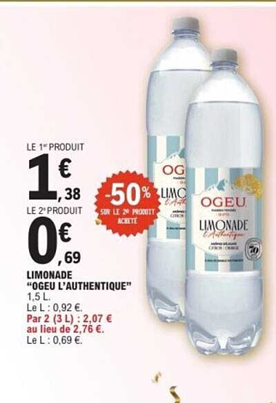 LIMONADE “OGEU L’AUTHENTIQUE”