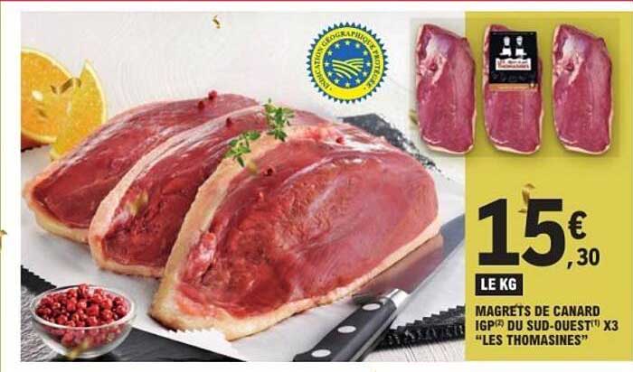 Magrets de canard IGP du Sud-Ouest x3 "Les Thomasines"