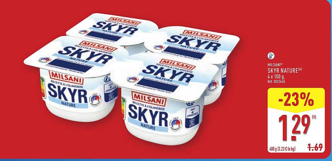 MILSAN® SKYR NATURE 4 x 100 g