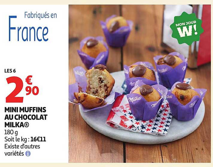 MINI MUFFINS AU CHOCOLAT MILKA®