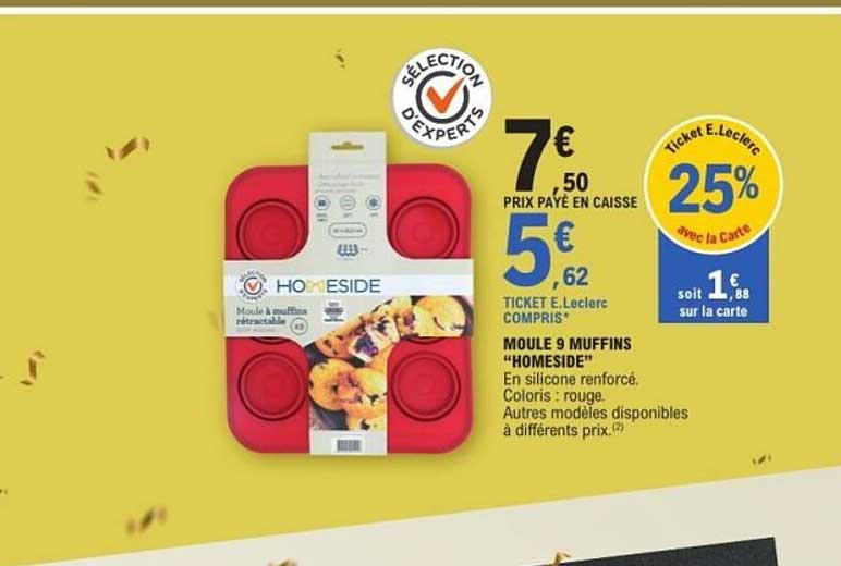 MOULE 9 MUFFINS “HOMESIDE”
