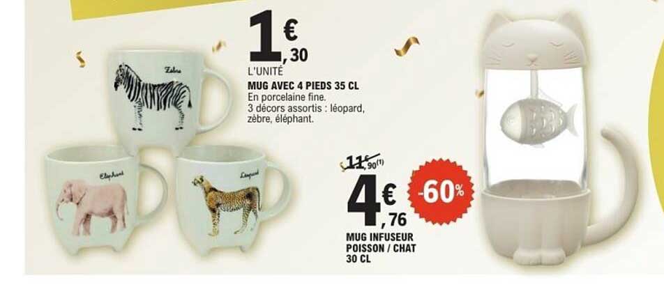 MUG AVEC 4 PIEDS 35 CL