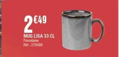 MUG LISA 33 CL