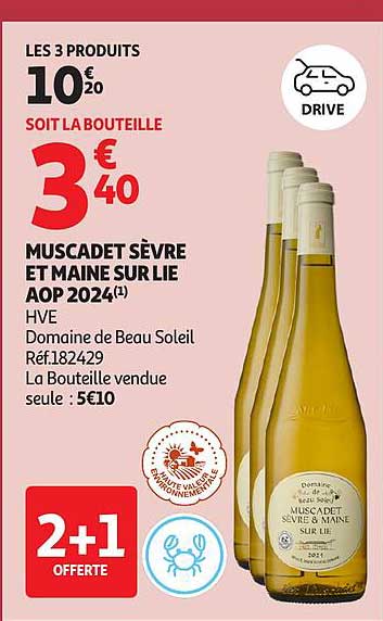 MUSCADET SÈVRE ET MAINE SUR LIE AOP 2024