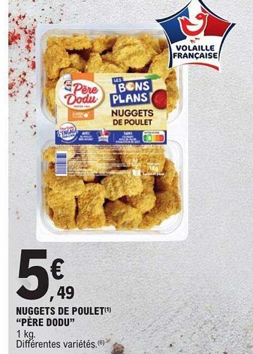 NUGGETS DE POULET "PÈRE DODU"