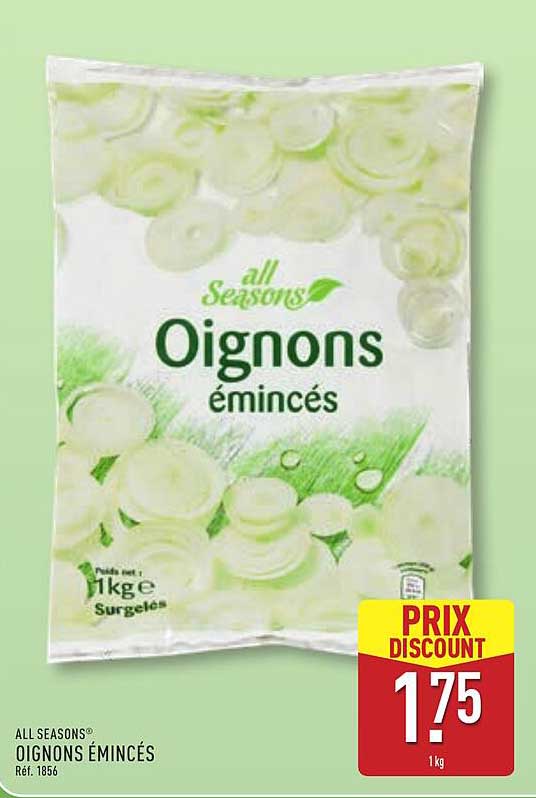 Oignons émincés All Seasons