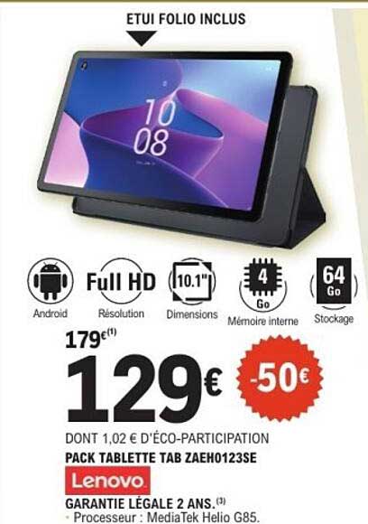 PACK TABLETTE TAB ZAEH0123SE