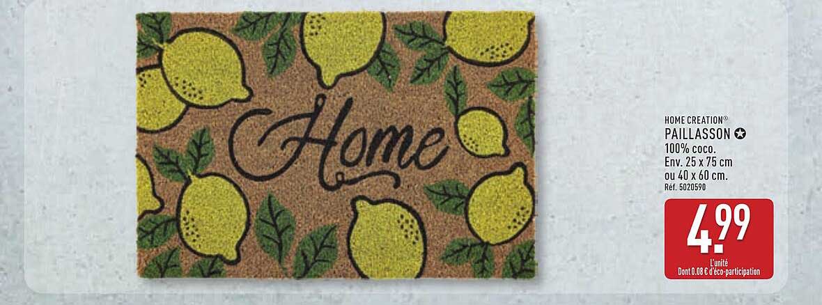 Paillasson 100% coco Home Creation