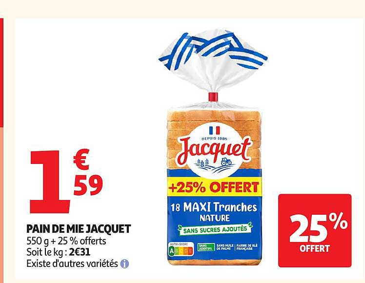 PAIN DE MIE JACQUET
