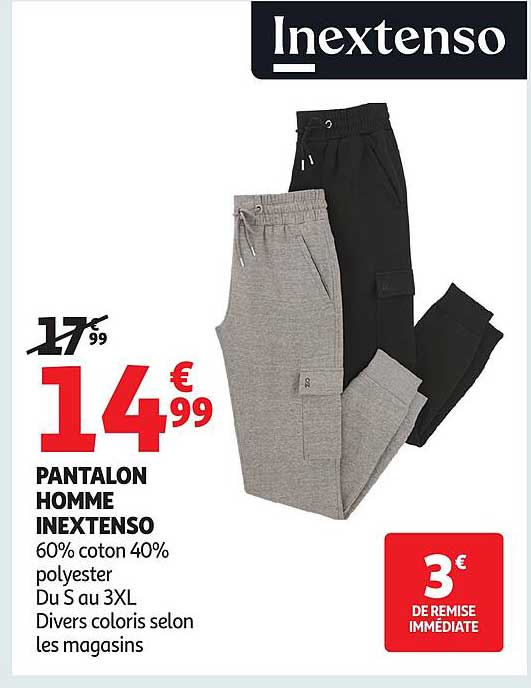 PANTALON HOMME INEXTENSO