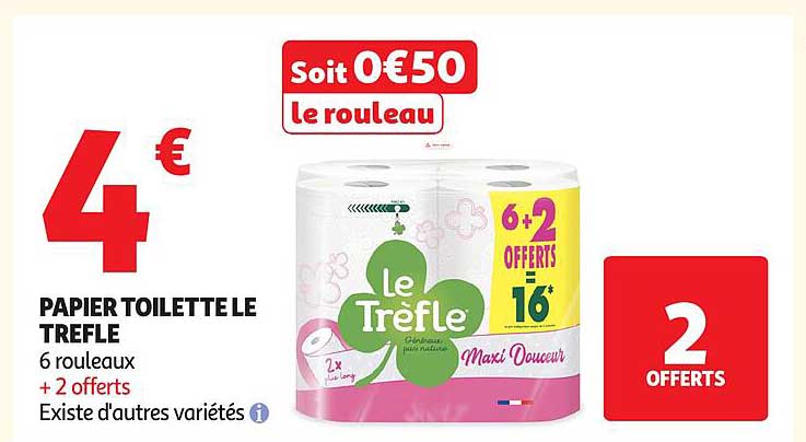 Papier Toilette Le Trèfle