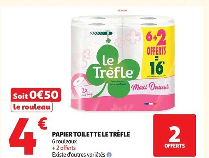 PAPIER TOILETTE LE TRÈFLE