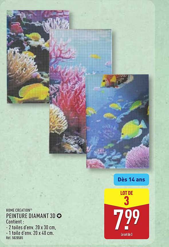 PEINTURE DIAMANT 3D
