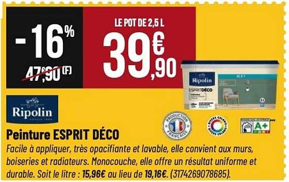 Peinture ESPRIT DÉCO