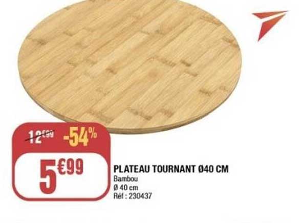 PLATEAU TOURNANT Ø40 CM