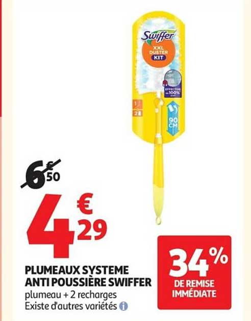 PLUMEAUX SYSTÈME ANTI POUSSIÈRE SWIFFER