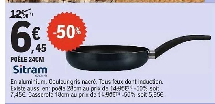 Poêle 24CM Sitram