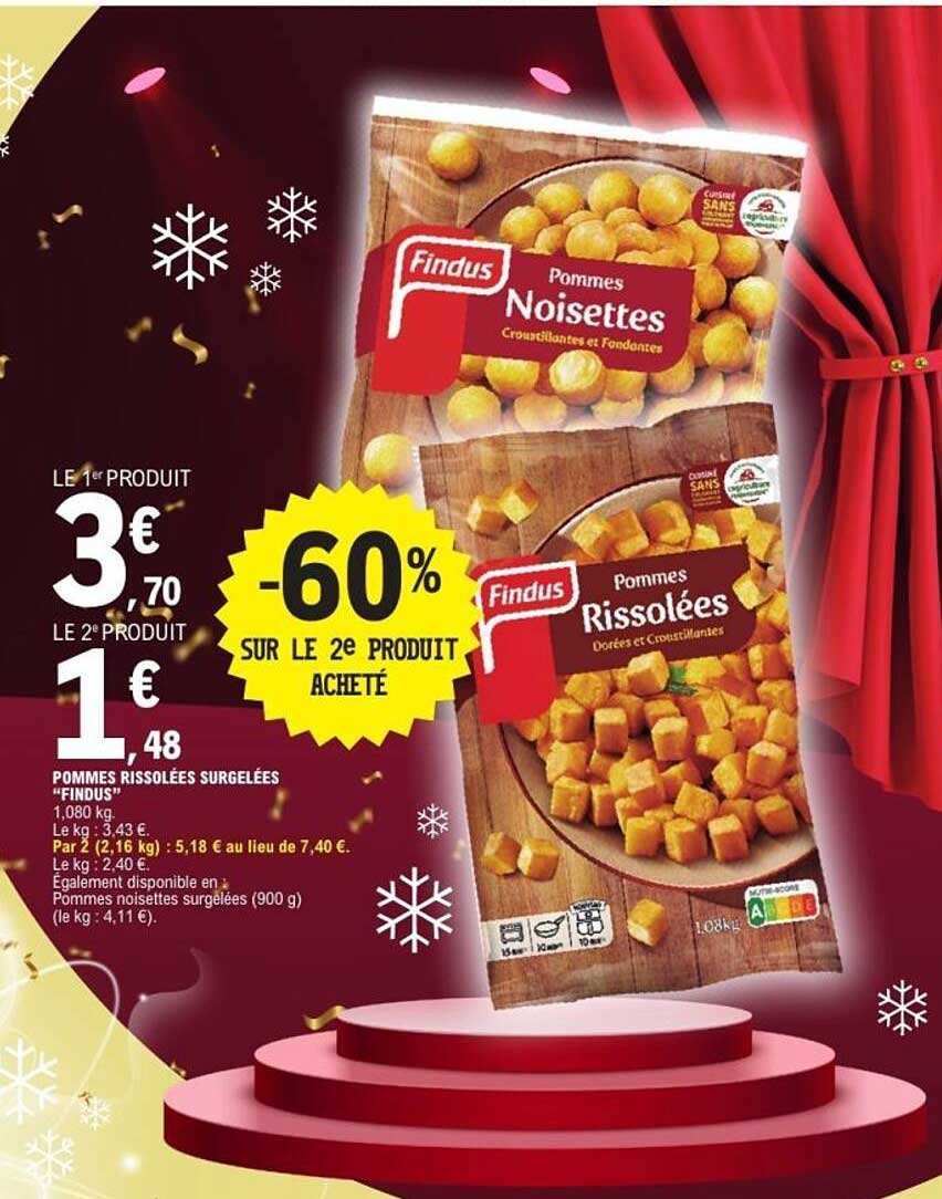 Pommes Rissolées - 60% sur le 2ème produit acheté