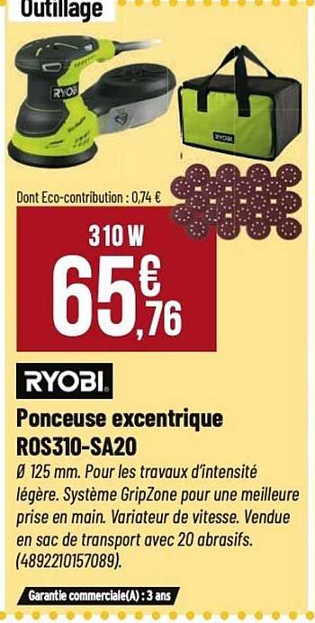 Ponceuse excentrique ROS310-SA20
