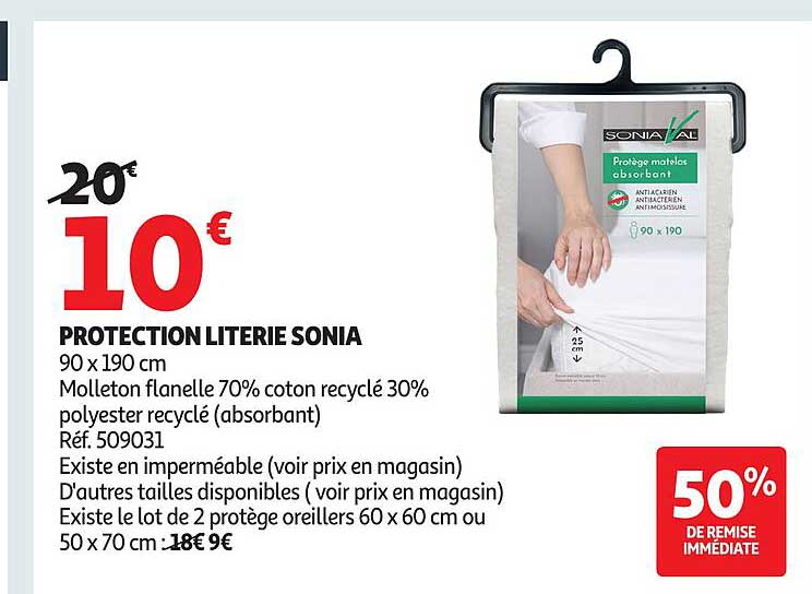 PROTECTION LITERIE SONIA