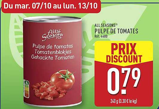 PULPE DE TOMATES