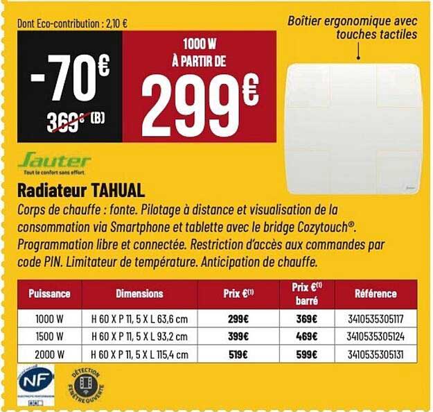 Radiateur TAHUAL