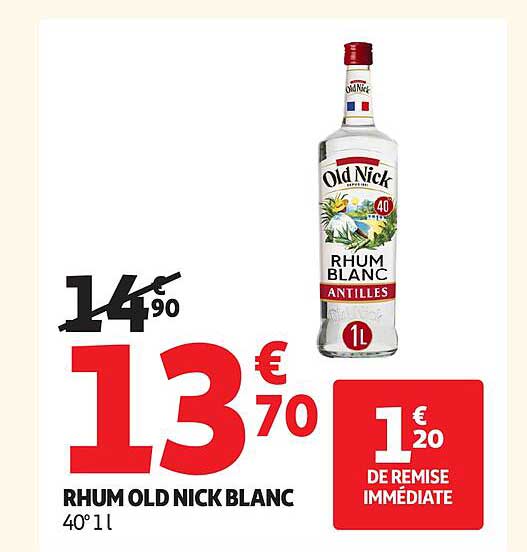 RHUM OLD NICK BLANC