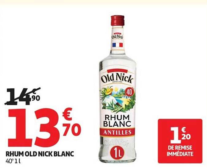 RHUM OLD NICK BLANC