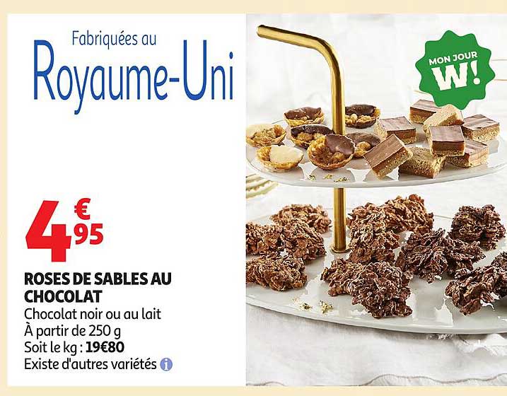 ROSES DE SABLES AU CHOCOLAT
