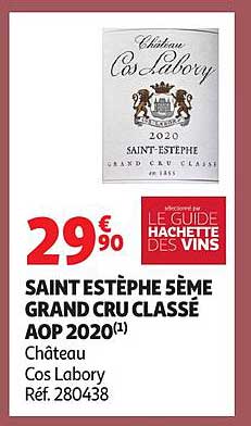 SAINT ESTÈPHE 5ÈME GRAND CRU CLASSÉ AOP 2020