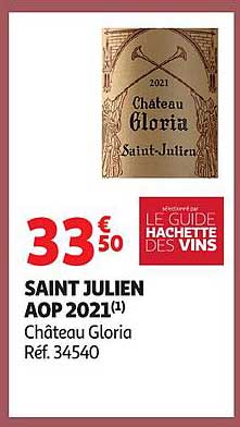 SAINT JULIEN AOP 2021 Château Gloria