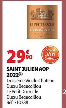 SAINT JULIEN AOP 2022