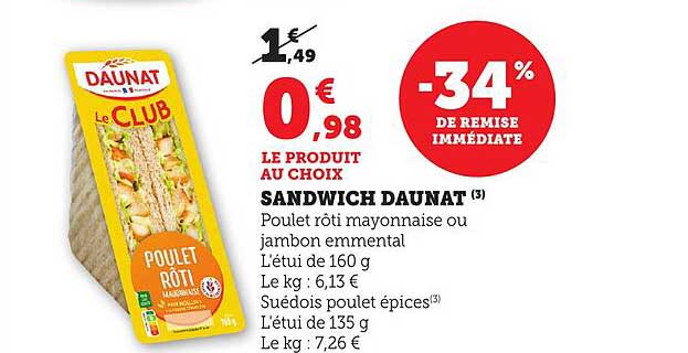 SANDWICH DAUNAT