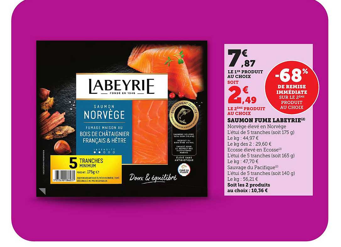 SAUMON FUME LABEYRIE