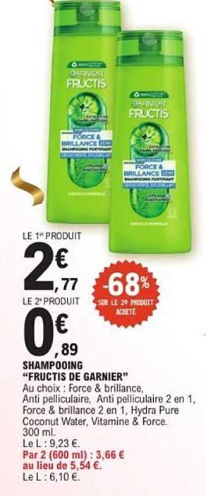SHAMPOOING "FRUCTIS DE GARNIER"