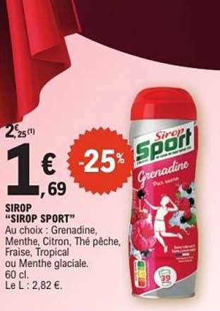 SIROP "SIROP SPORT"