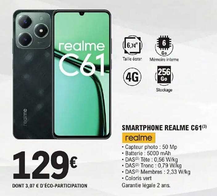 SMARTPHONE REALME C61