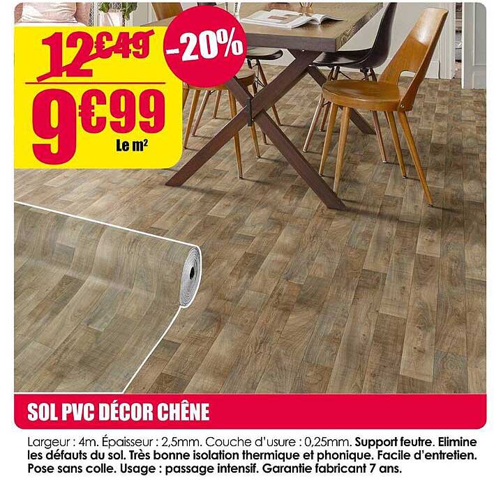 SOL PVC DÉCOR CHÊNE