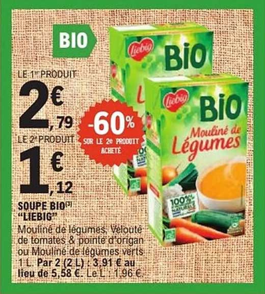 Soupe BIO Liebig