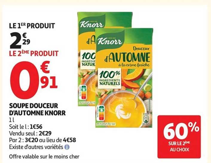 Soupe Douceur d'Automne Knorr