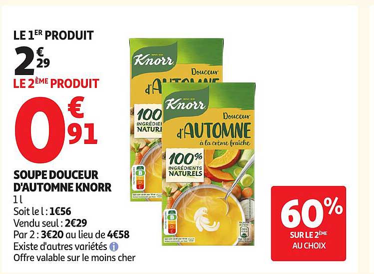 SOUPÉE DOUCEUR D'AUTOMNE KNORR
