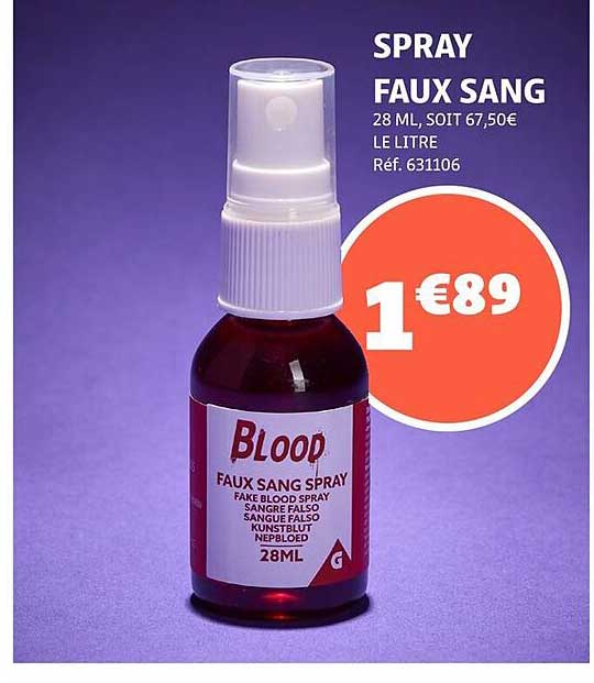 SPRAY FAUX SANG